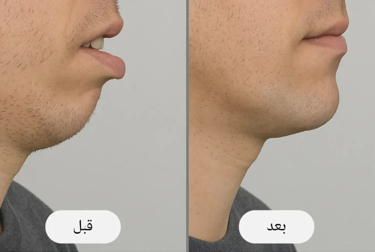 عملية الفك العلوي قبل وبعد