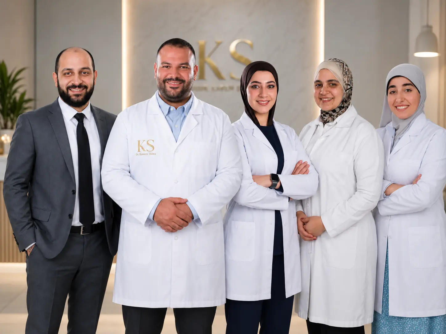 الفريق الطبي بعيادات الأسنان